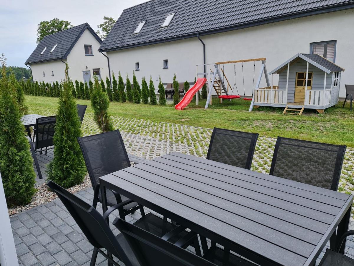 Domki Osada Kalinowa Leba Nowecin Sauna Eksteriør billede